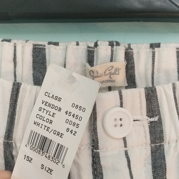 NWT Brandy Melville RARE Striped Tilden Pants - Picture 3 of 12